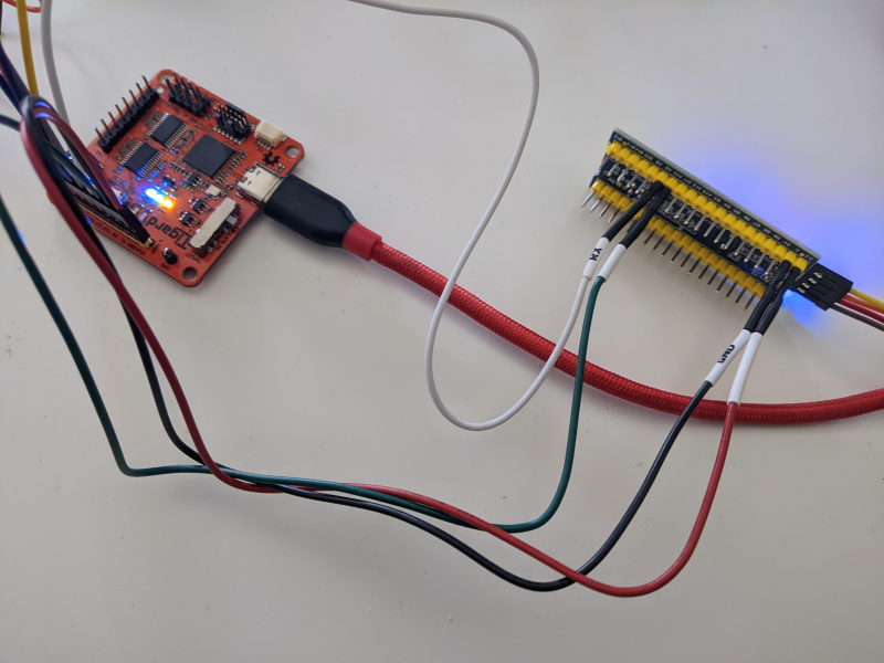 Connecting the Tigard to the Bluepill